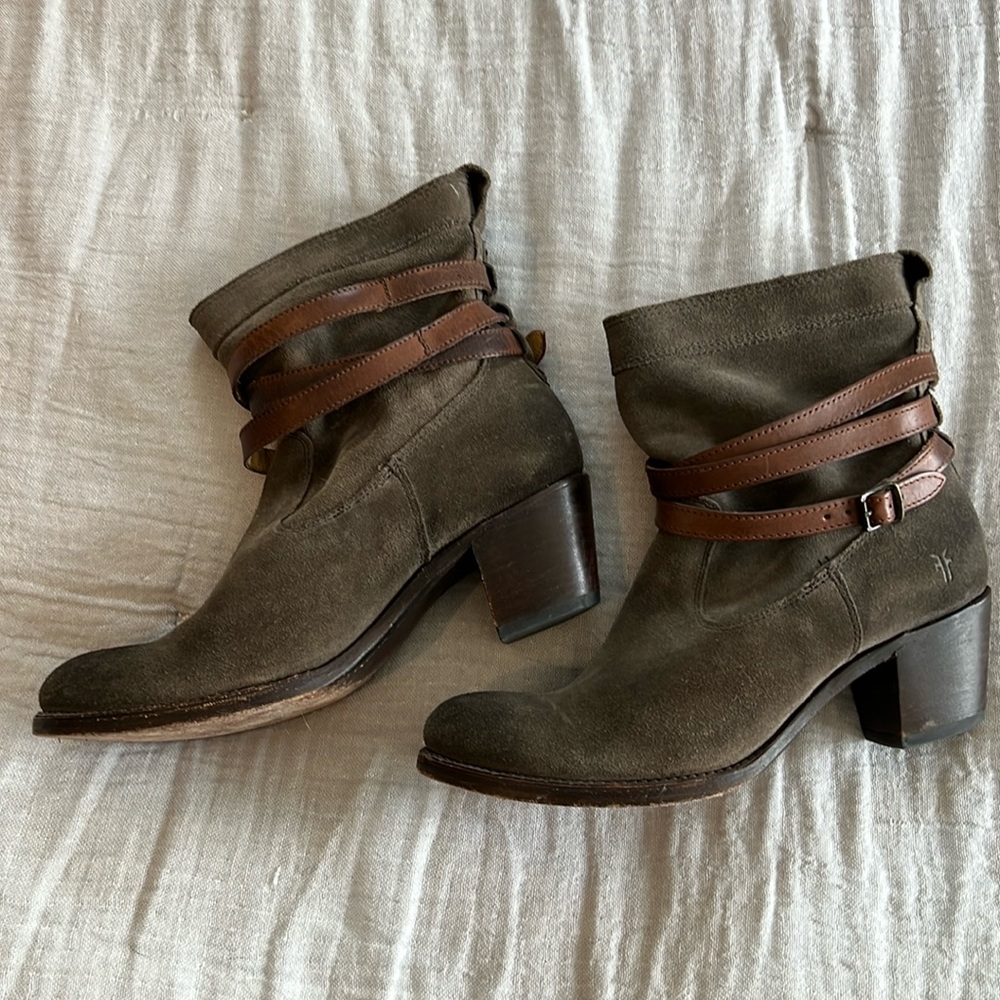 Frye Suede Ankle Boots